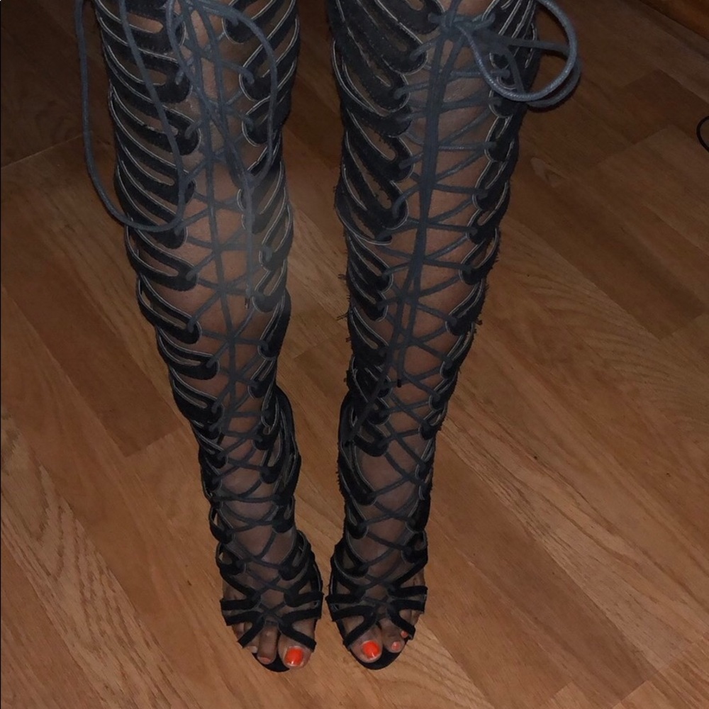 Thigh high boots